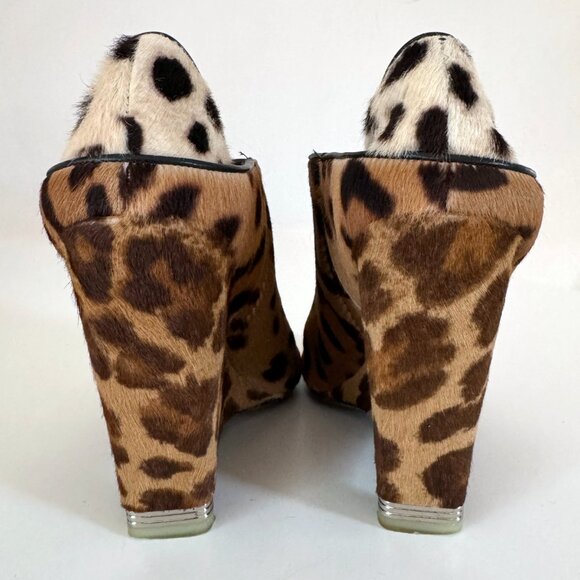 Alexander Wang SS10 Runway Alla Leopard Pony Mule 38 EU - Picture 10 of 15